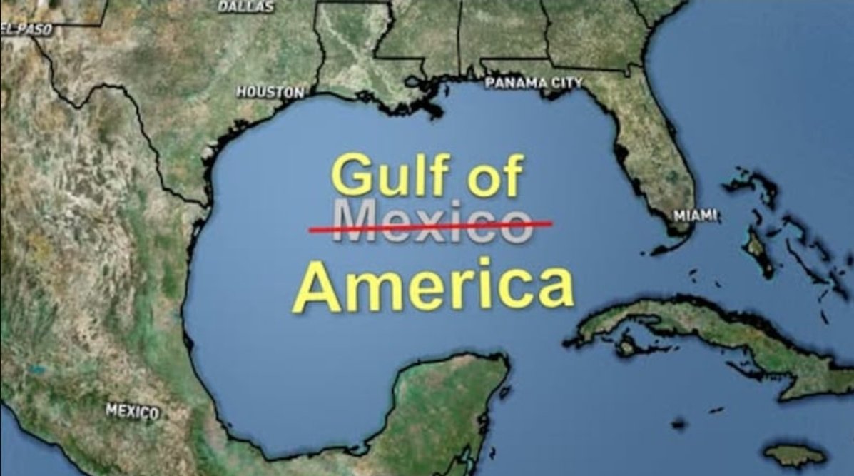 Read more about the article ‘GULF OF MEXICO’ IS NOW ‘GULF OF AMERICA’ TRUMP SIGNS AN ORDER